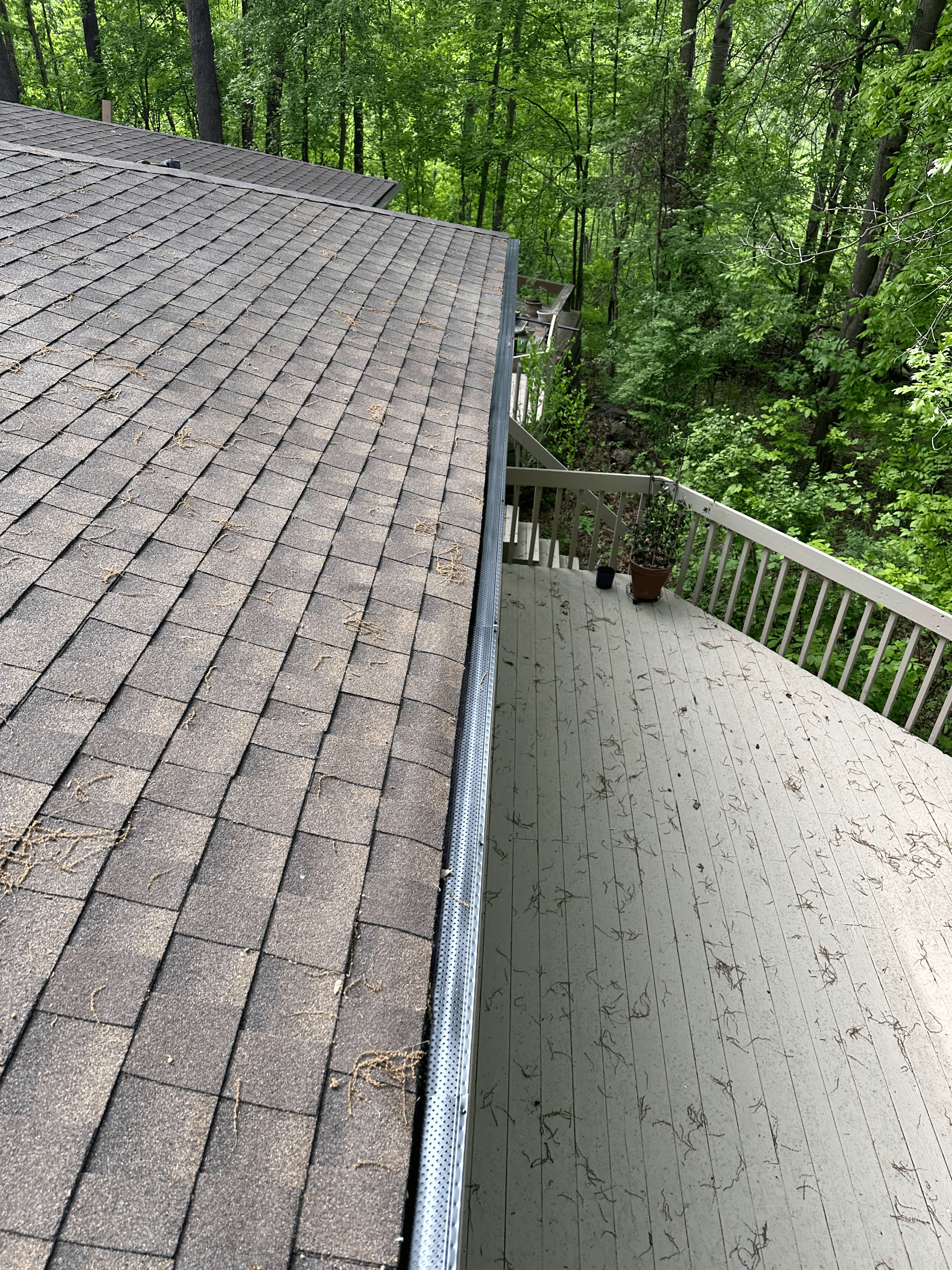 Completed gutter guards